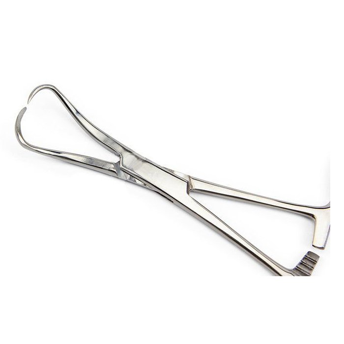 Зажим с кремальерой для операционного белья, 110 мм ПТО Медтехника