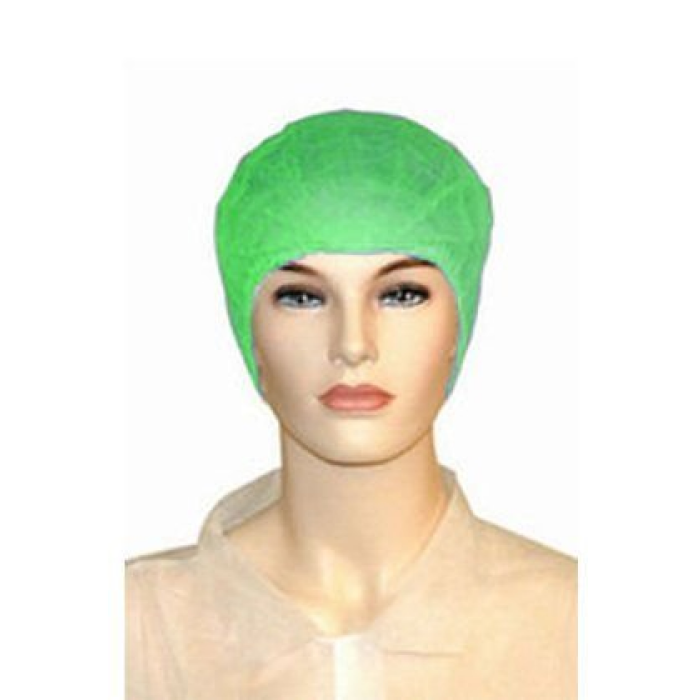 Шапочка типа шарлотта одноразовая (12г/кв.м, голубой)