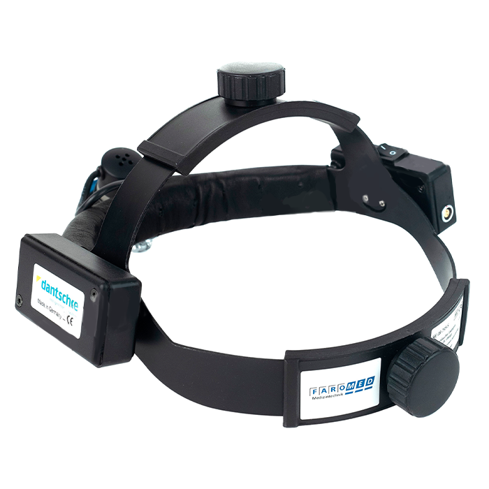 Налобный осветитель LED беспроводной с литий-ионной батареей Dantschke