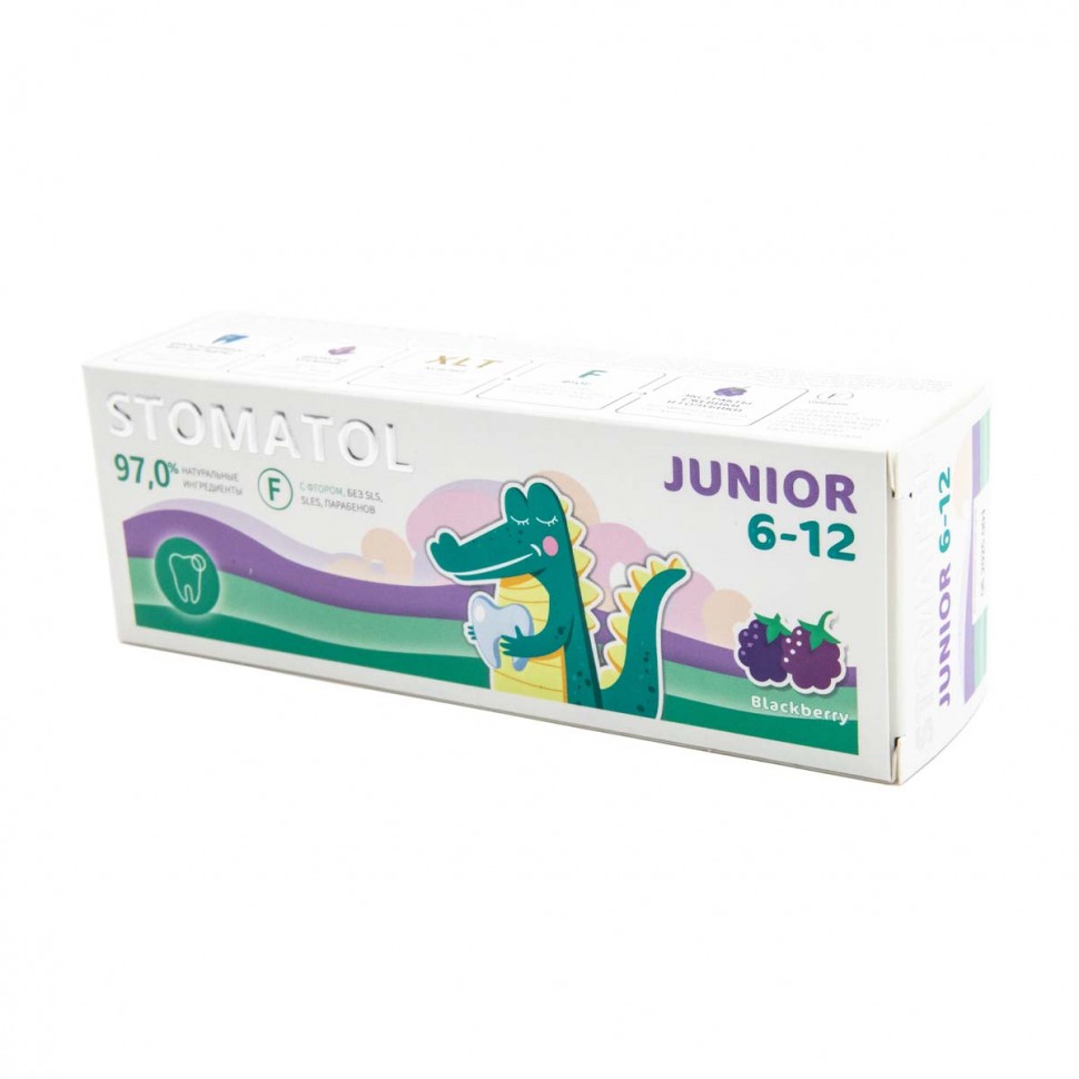 STOMATOL Зубная паста детская 6-12 лет Junior 75гр