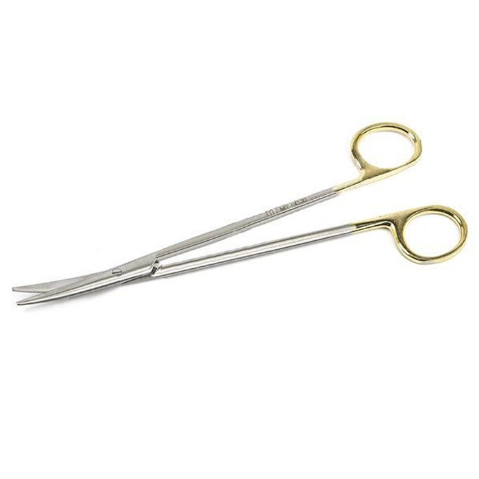 Ножницы препаровочные METZENBAUM изогнутые твердосплавные, 180 мм, раб. часть 2,5 мм ПТО Медтехника