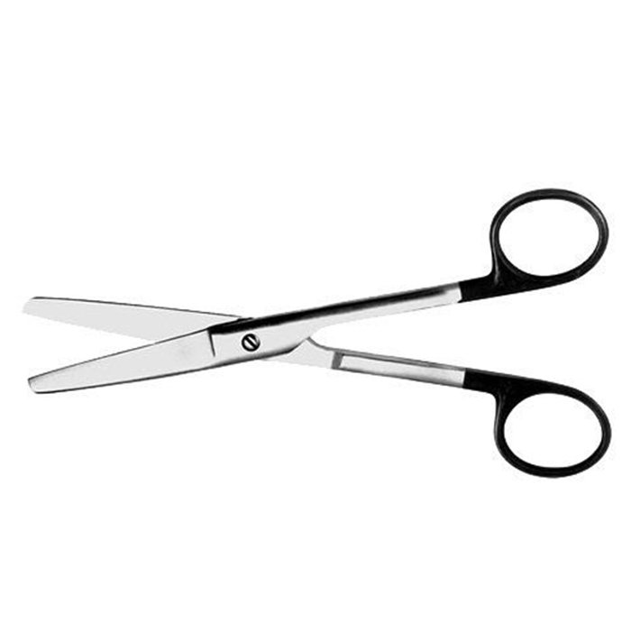 Ножницы мед., армир.тв.спл., тупоконечные, прямые, 170 мм