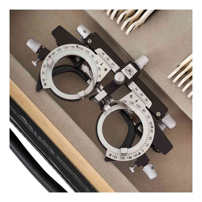 Набор пробных очковых линз с оправой на 232 линзы (пластик)