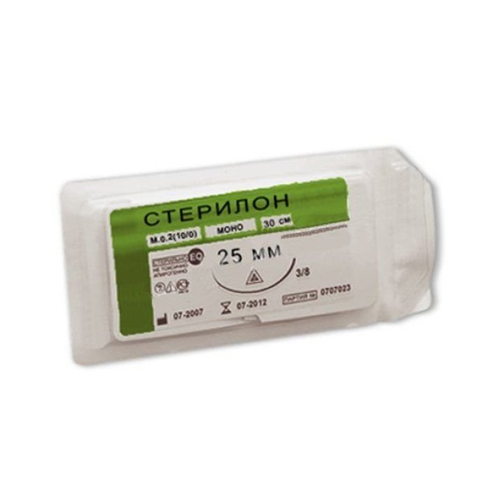 Шовный материал Стерилон М 3,5 (0) отрезки (250 см)