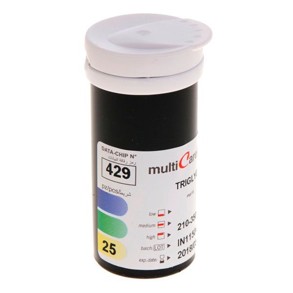 Тест-полоски Триглицериды № 25 к анализатору MultiCare-in