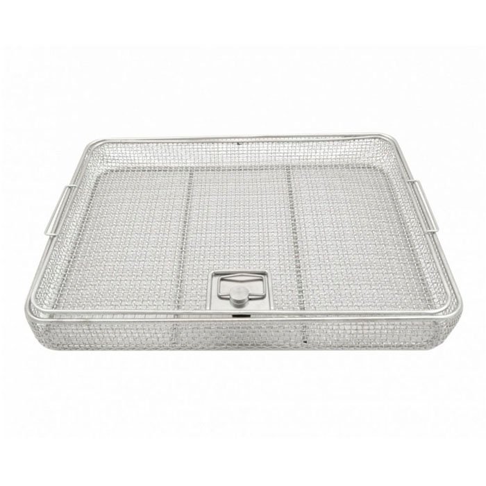 Лоток прямоугольный сетчатый с крышкой ЛМПрКС - "МЕДИКОН", 450х340х60
