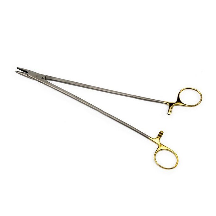 Иглодержатель общехирургический, армир. тв. сплавом, 250 мм