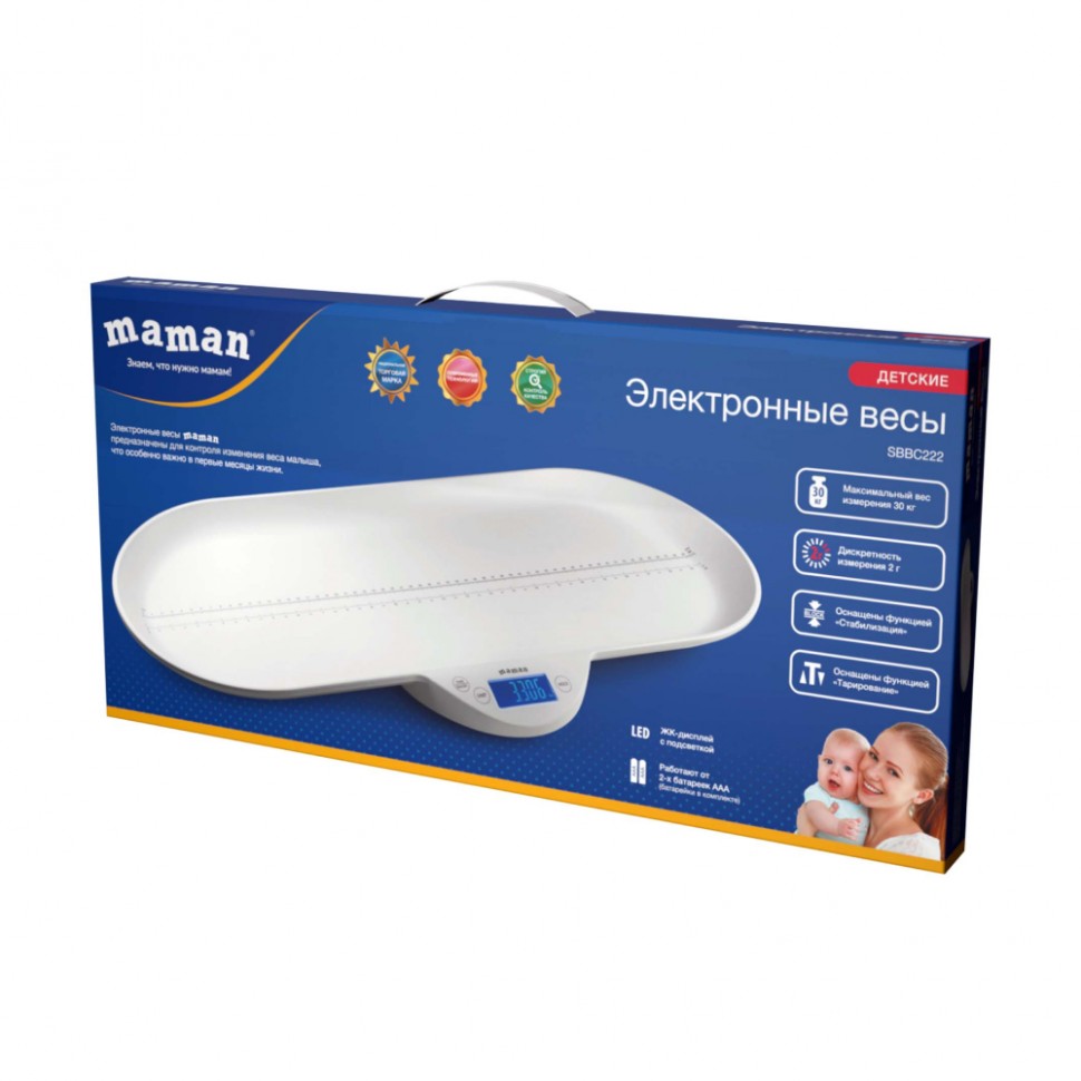Весы для новорожденных Maman SBBC222
