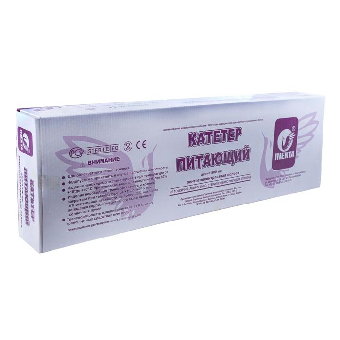Катетер питающий INEKTA с РКП CH06 50 см, 100 шт/уп