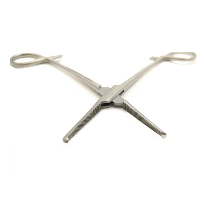 Зажим кровоостанавливающий 1х2 зубый зубчатый прямой N 1 150мм Surgicon