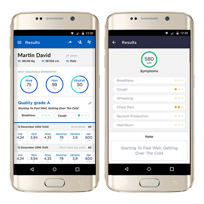 Аппарат для спирометрии MIR в исполнении Spirobank Smart с принадлежностями