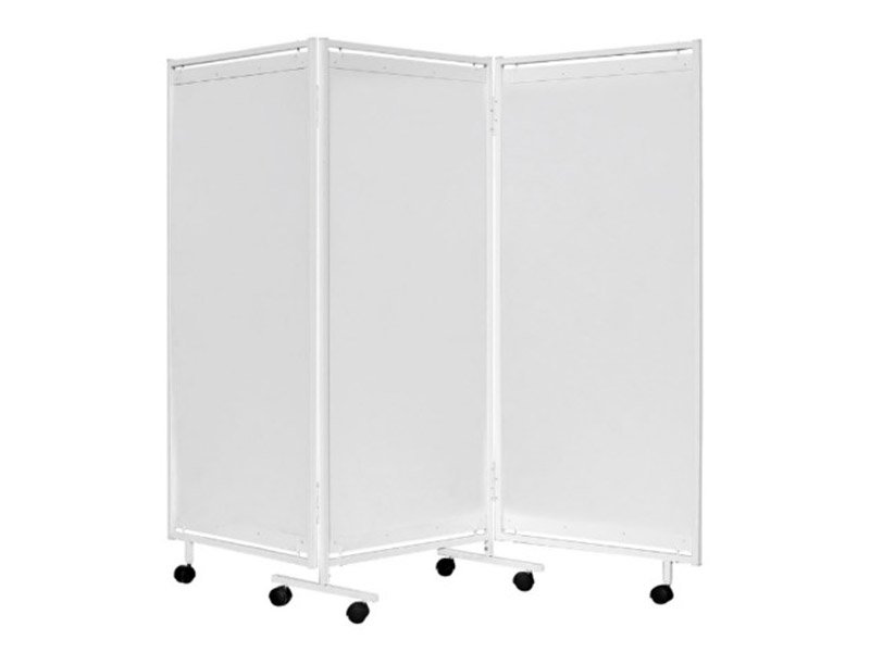 Ширма медицинская Ш02 на колесах, трехсекционная