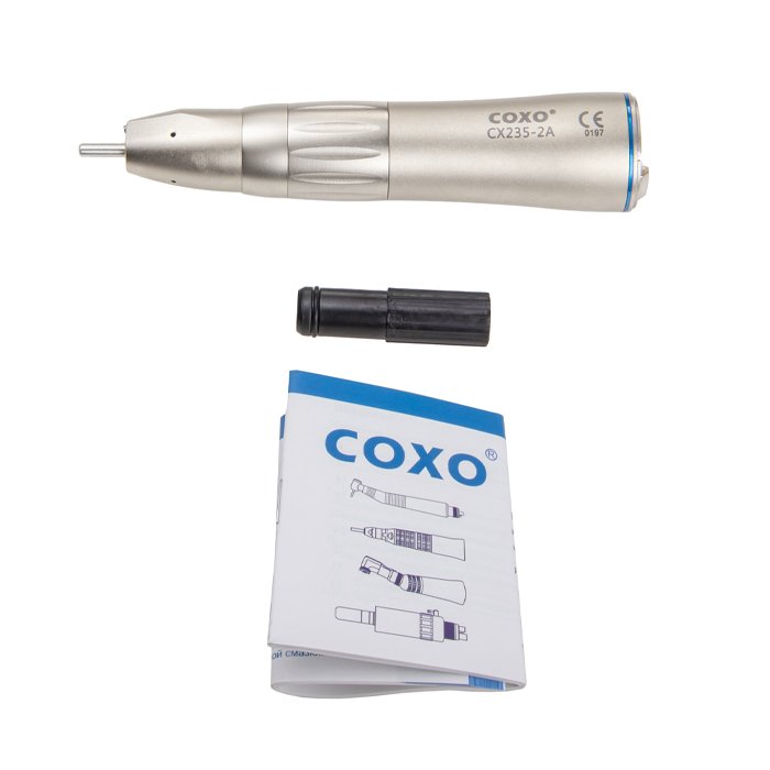 Coxo CX235-2A - прямой наконечник c оптикой, с внешней подачей охлаждения