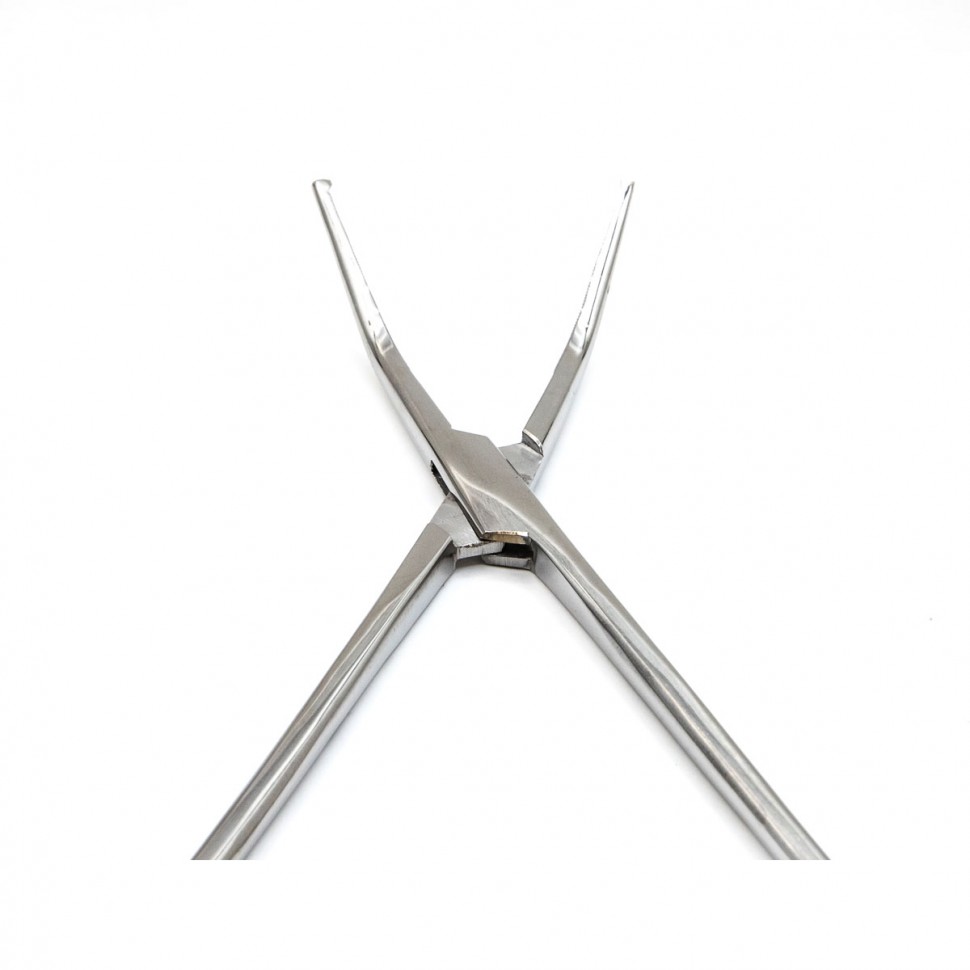 Зажим изогнутый с зубом, 280 мм. Surgiwell