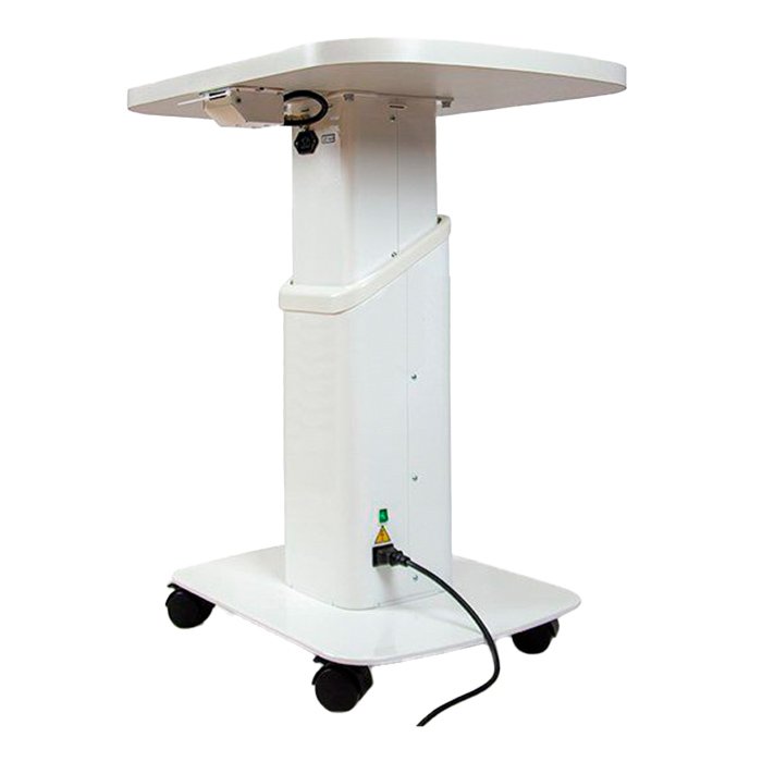 Столик приборный с электроприводом с белой столешницей Stern Lift