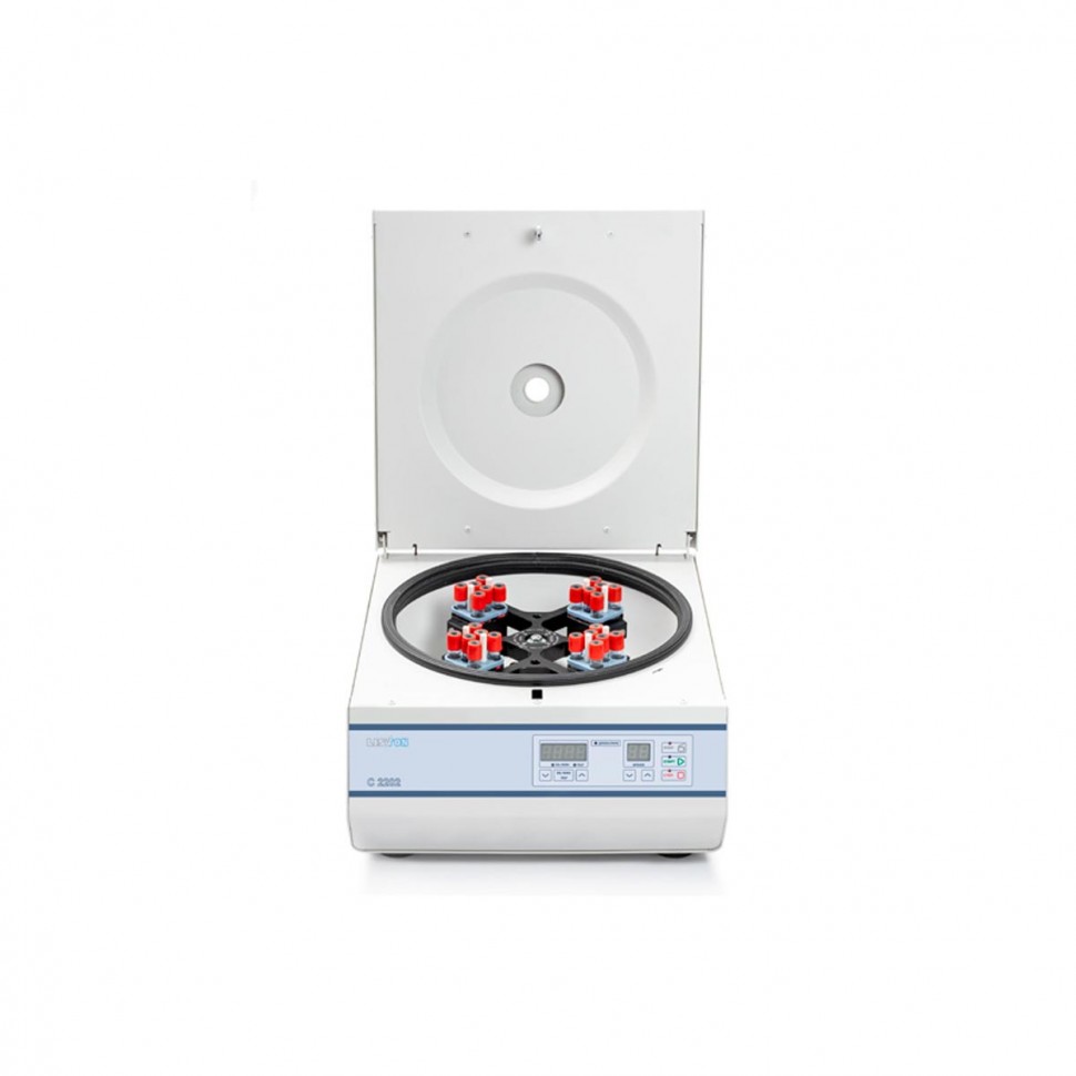 Центрифуга лабораторная Liston C 2202 вместимостью до 400 мл, в комплекте с планшетным ротором S-2-PL, бакетами BS-1PL - 2 шт