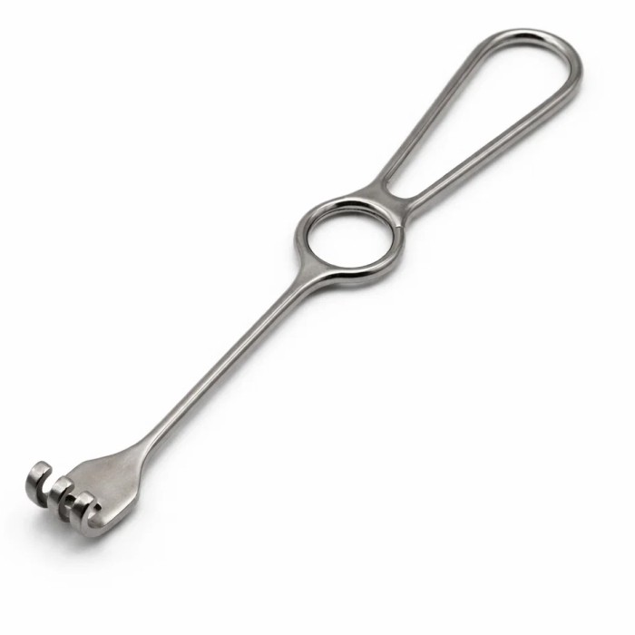 Крючок хирургический трехзубый, тупой № 2, Surgiwell