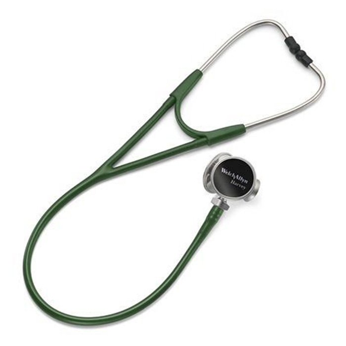 Стетофонендоскоп Harvey DLX кардиологический с тройной головкой Welch Allyn (Зеленый)