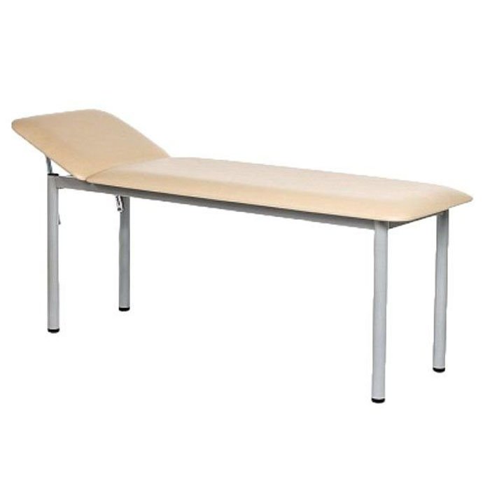 Кушетка смотровая медицинская, 2-х секционная, сварная, обивка - искуственная кожа 1980х640х750 БТ-А01