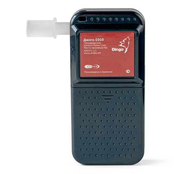 Анализатор паров этанола в выдыхаемом воздухе Динго Е010 (стандартный) в мини-кейсе без кабеля