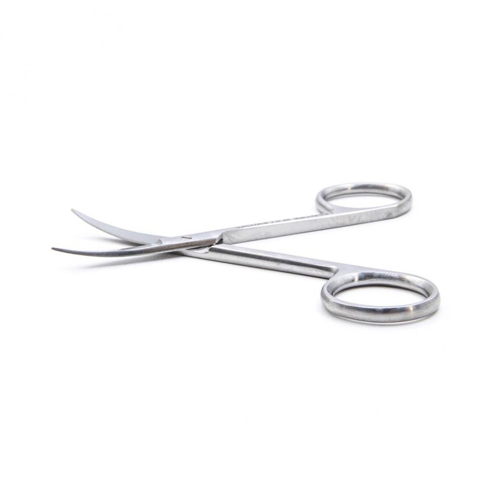 Ножницы глазные, тонкие, изогнутые по плоскости, 9см, Surgicon