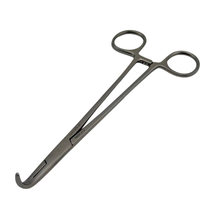 Зажим BABY-MIXTER, для желчных протоков, изогнутый, 190 мм (З-13-2р), МИЗТ