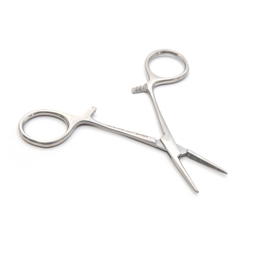 Зажим артериальный Halsted-Mosquito10см, прямой