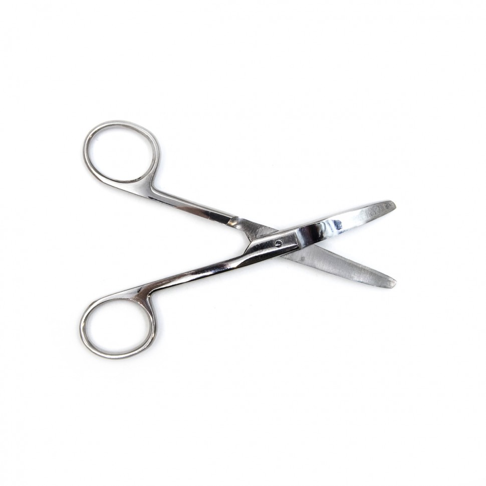 Ножницы медицинские твердосплавные, вертикально-изогнутые, тупоконечные 140 мм, Surgiwell