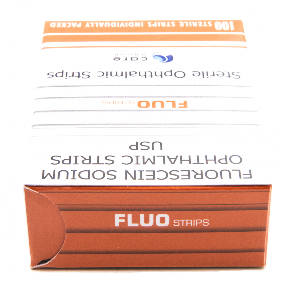 Полоски офтальмологические диагностические Fluo Strips №100