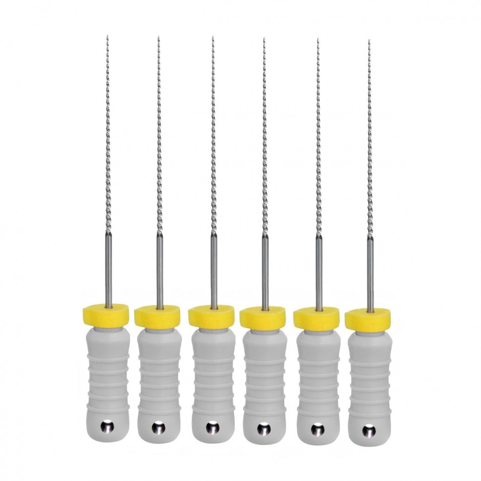 K-Files, 25мм, №15, дрильборы ручные, сталь, 6 шт. Eurofile