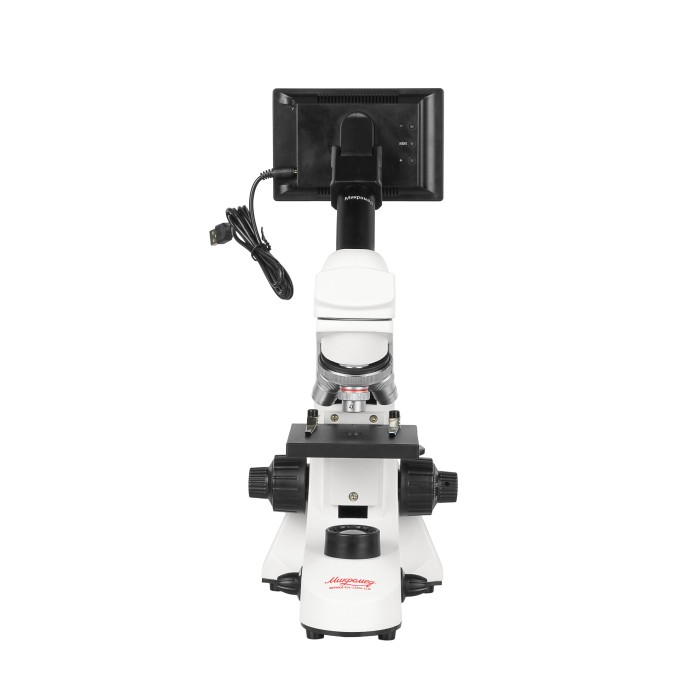 Микроскоп школьный Эврика 40х-1280х LCD цифровой, Veber