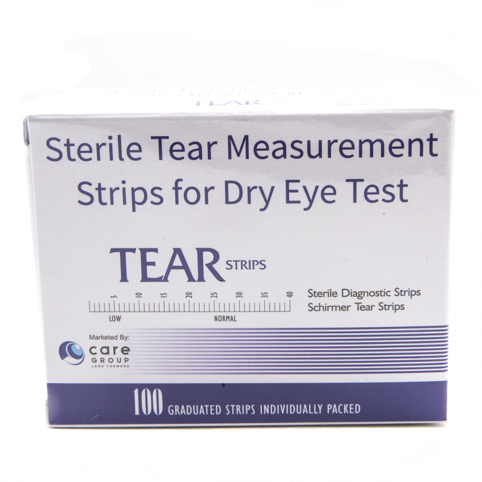 Полоски офтальмологические диагностические Tear Strips №100