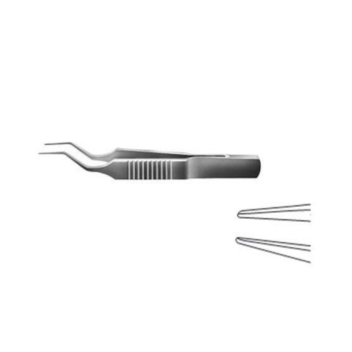 Пинцет для фиксации дужек ИОЛ F-7410