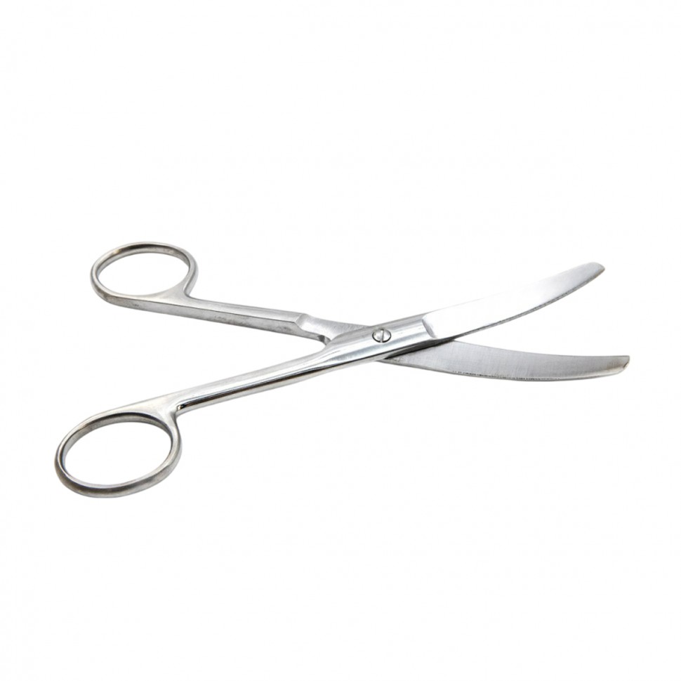 Ножницы тупоконечные, вертикально-изогнутые, 160 мм, Surgiwell