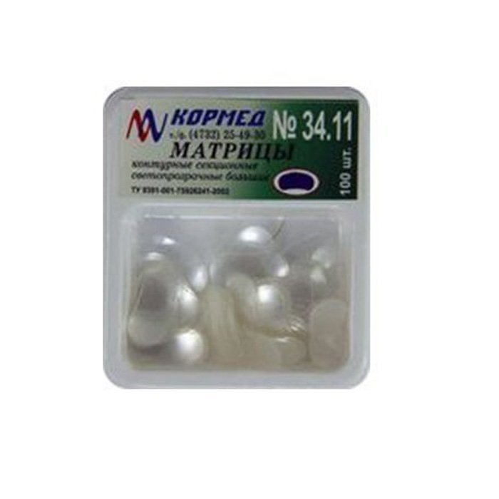 34.11 - Матрицы светопрозрачные контурные секционные большие без выступа