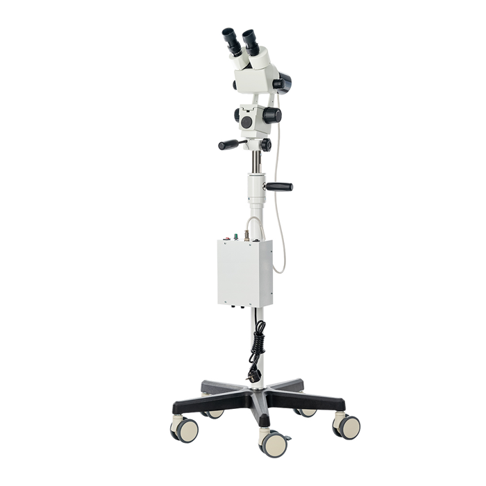 Кольпоскоп КС-02 «Эконом» вариант 201, прямой штатив, пятилучевое основание