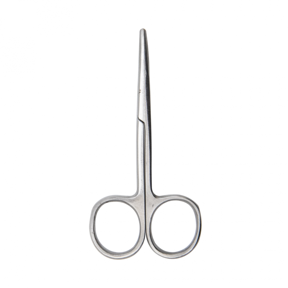 Ножницы вертикально изогнутые тупоконечные 100мм