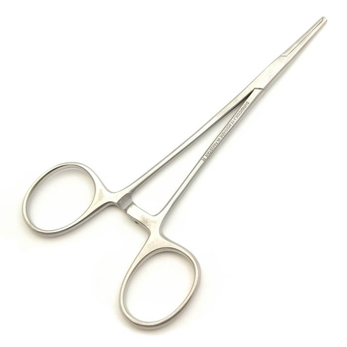 Зажим кровоостанавливающий 1х2 зубый зубчатый прямой N 1 150мм Surgicon