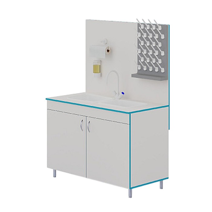 Лабораторный стол-мойка МО НВК 1200 ПП