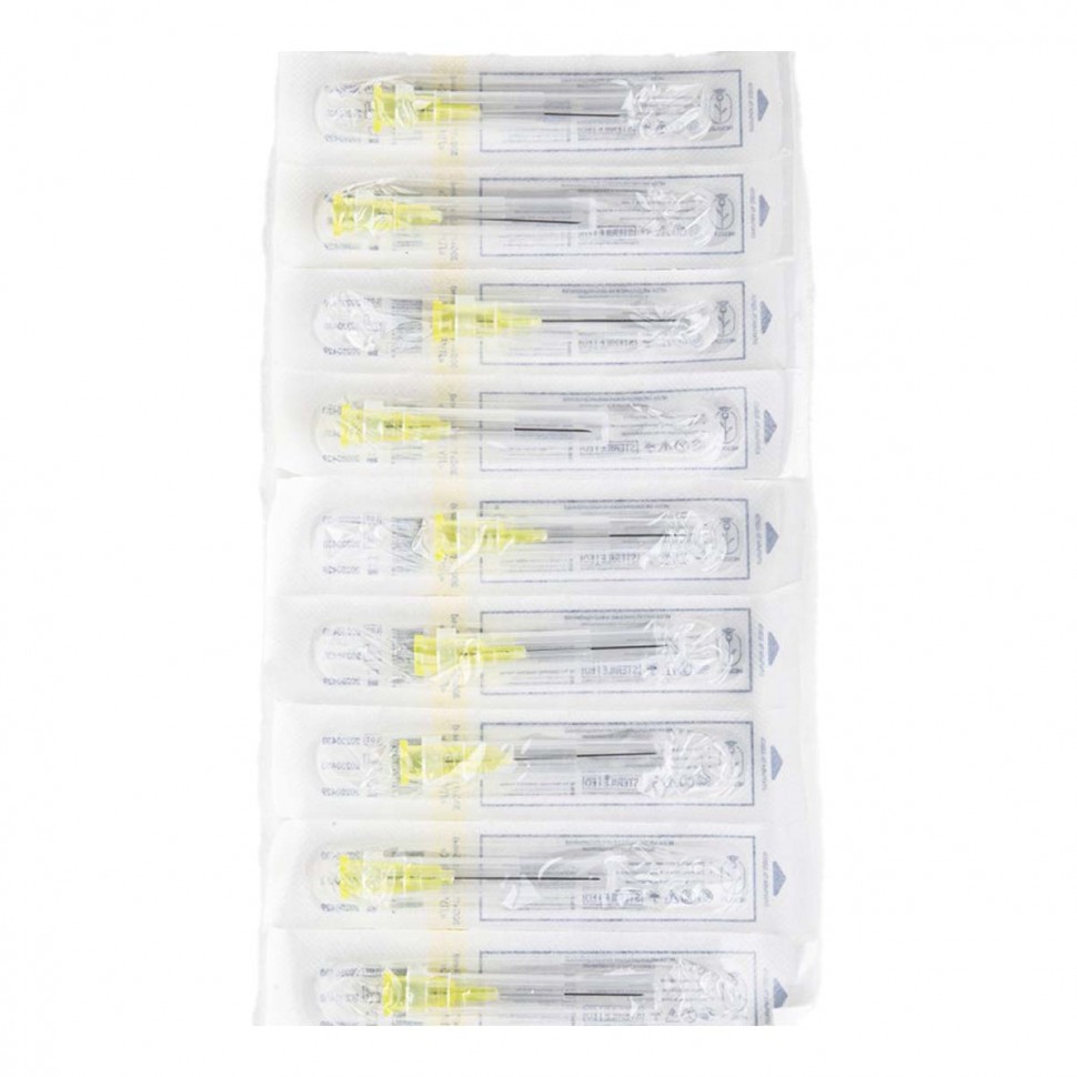 Игла одноразовая медицинская инъекционная стерильная MESOLIFE 30G 0,30*25 мм 100/5000