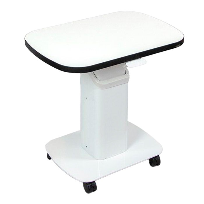 Столик приборный с электроприводом белый с черной окантовкой Stern Lift