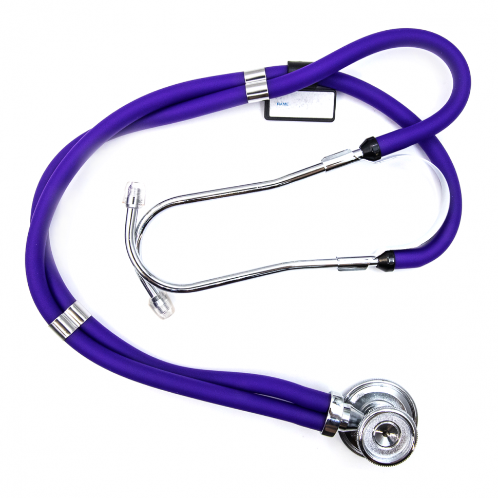 Медицинский стетоскоп Раппопорта 04-АМ602 РР, фиолетовый, AMRUS