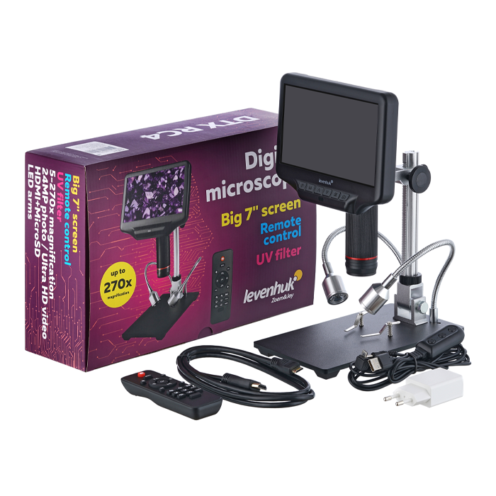 Микроскоп с дистанционным управлением Levenhuk DTX RC4