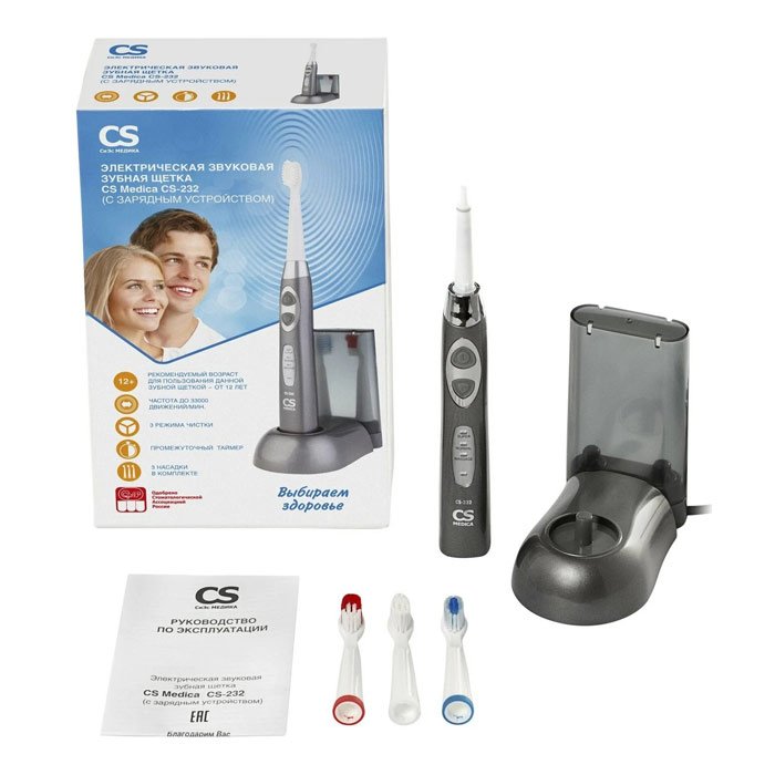 Электрическая звуковая зубная щетка CS-232 CS Medica