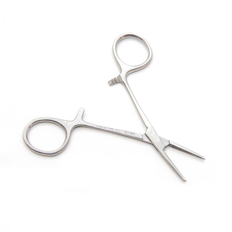 Зажим артериальный Halsted-Mosquito10см, прямой