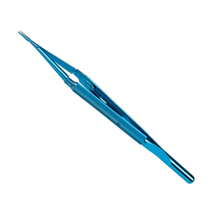 Иглодержатель микрохирургический (3-шарнира) 180 мм, прямой, без замка