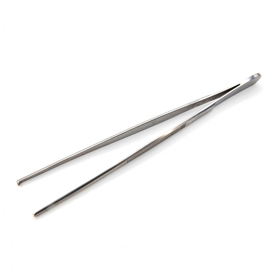 Пинцет хирургический,зубчатый,стандартный,соотношение зубцов 1:2   180мм