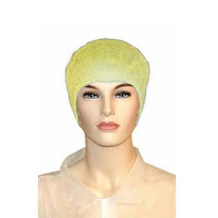 Шапочка типа шарлотта одноразовая (12г/кв.м, голубой)