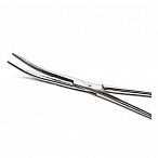 Зажим кровоостанавливающий зубчатый изогнутый №2 ПТО Медтехника