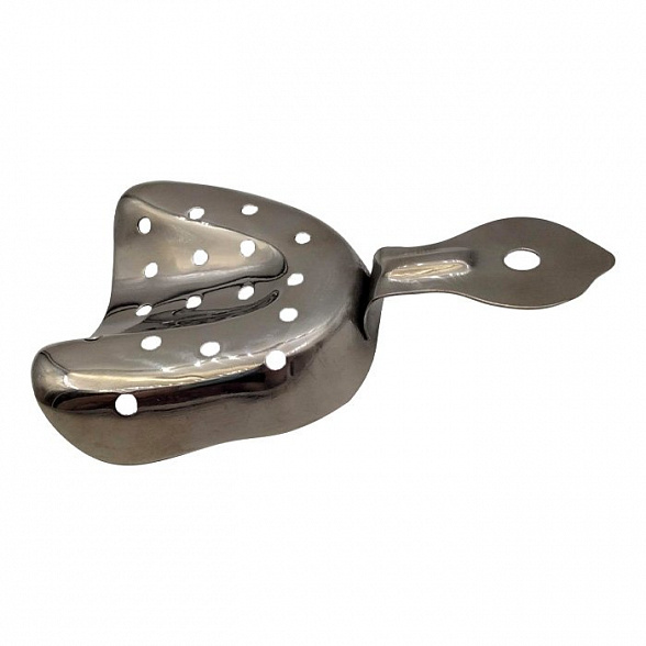 Ложка оттискная стоматологическая, металлическая, для верхней челюсти №3, Surgicon